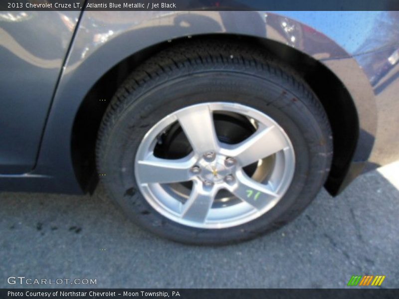 Atlantis Blue Metallic / Jet Black 2013 Chevrolet Cruze LT
