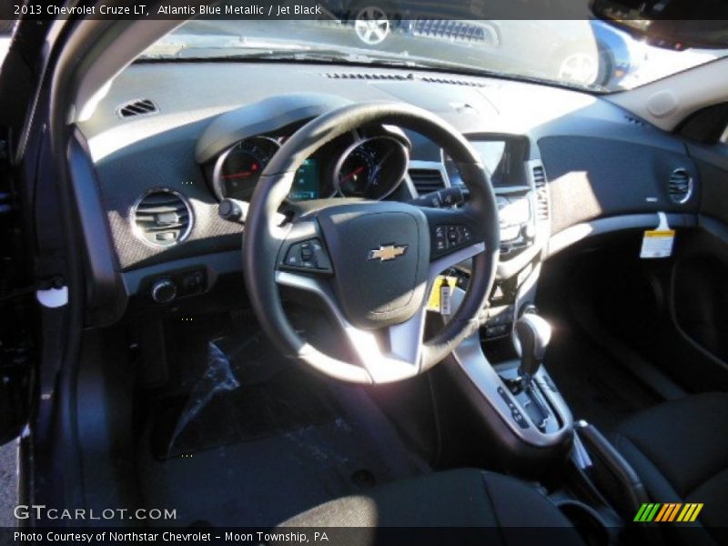 Atlantis Blue Metallic / Jet Black 2013 Chevrolet Cruze LT