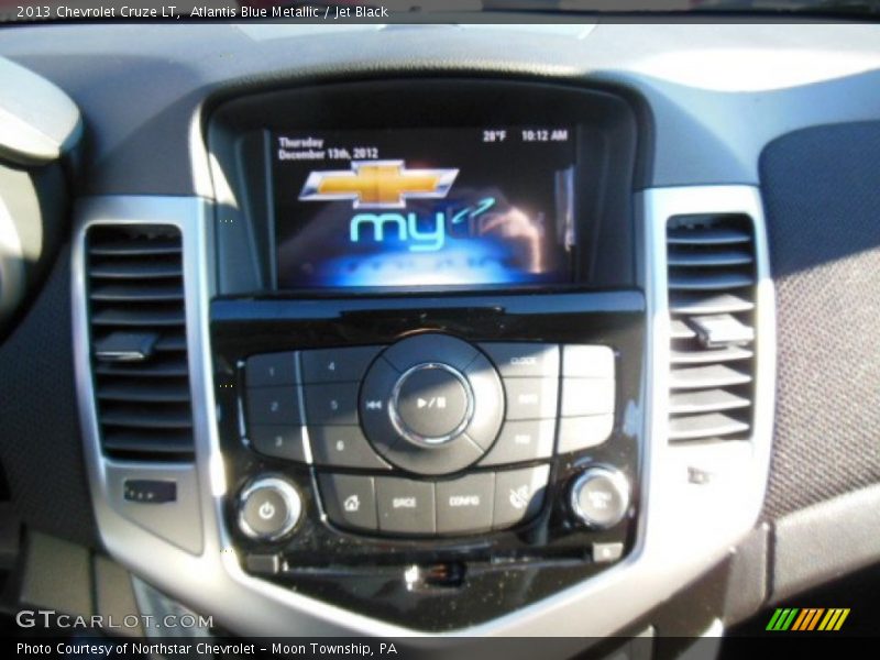 Atlantis Blue Metallic / Jet Black 2013 Chevrolet Cruze LT