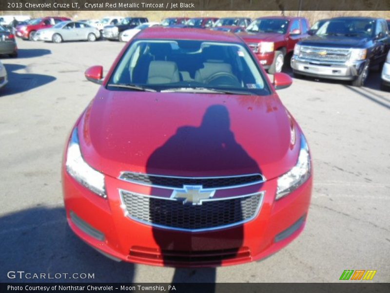 Crystal Red Metallic Tintcoat / Jet Black 2013 Chevrolet Cruze LT