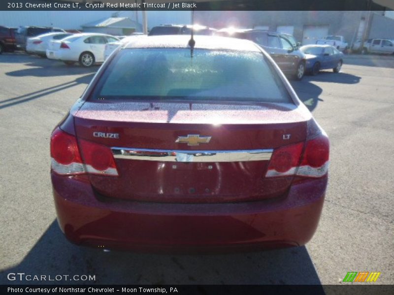 Crystal Red Metallic Tintcoat / Jet Black 2013 Chevrolet Cruze LT