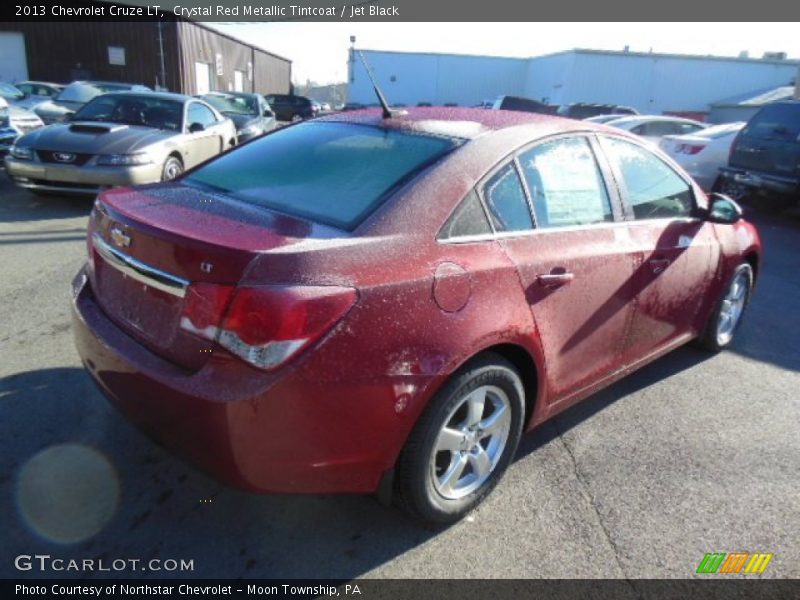 Crystal Red Metallic Tintcoat / Jet Black 2013 Chevrolet Cruze LT