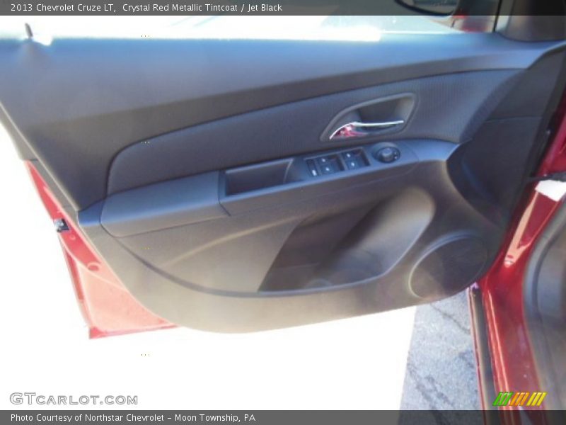 Crystal Red Metallic Tintcoat / Jet Black 2013 Chevrolet Cruze LT