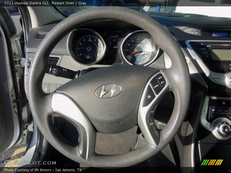 Radiant Silver / Gray 2011 Hyundai Elantra GLS