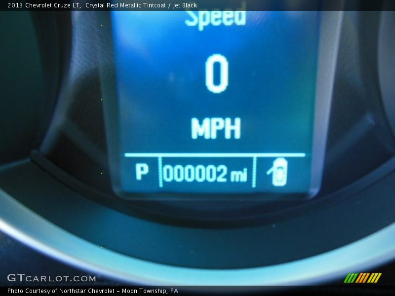 Crystal Red Metallic Tintcoat / Jet Black 2013 Chevrolet Cruze LT