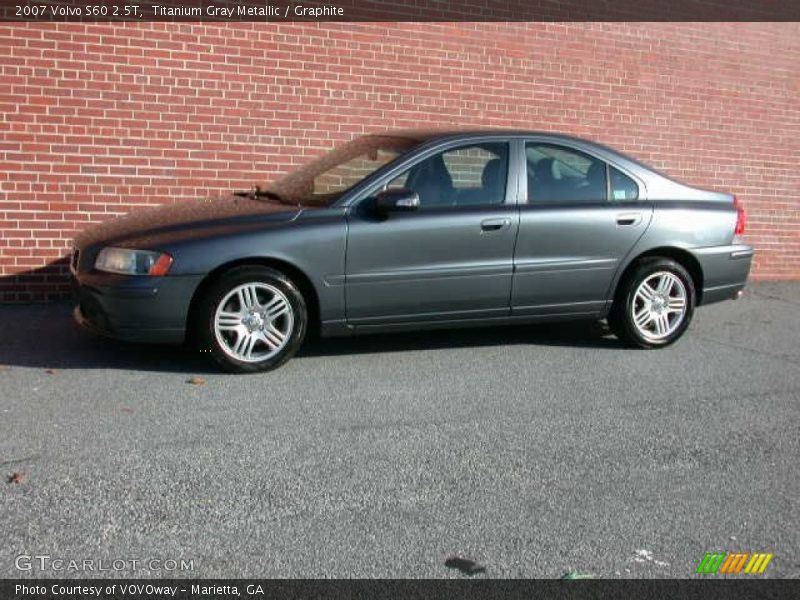 Titanium Gray Metallic / Graphite 2007 Volvo S60 2.5T