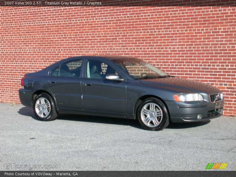 Titanium Gray Metallic / Graphite 2007 Volvo S60 2.5T