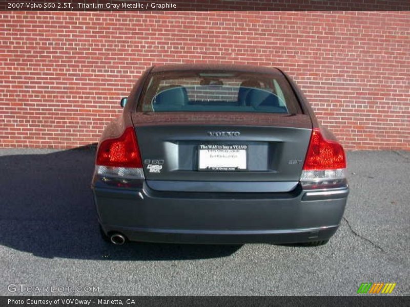 Titanium Gray Metallic / Graphite 2007 Volvo S60 2.5T