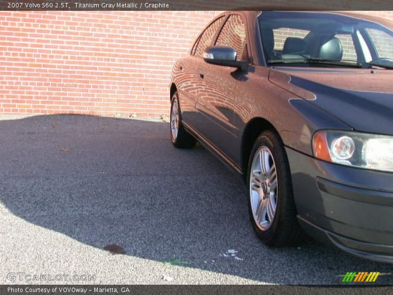 Titanium Gray Metallic / Graphite 2007 Volvo S60 2.5T