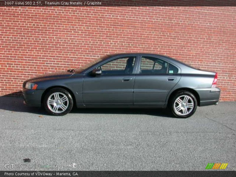Titanium Gray Metallic / Graphite 2007 Volvo S60 2.5T