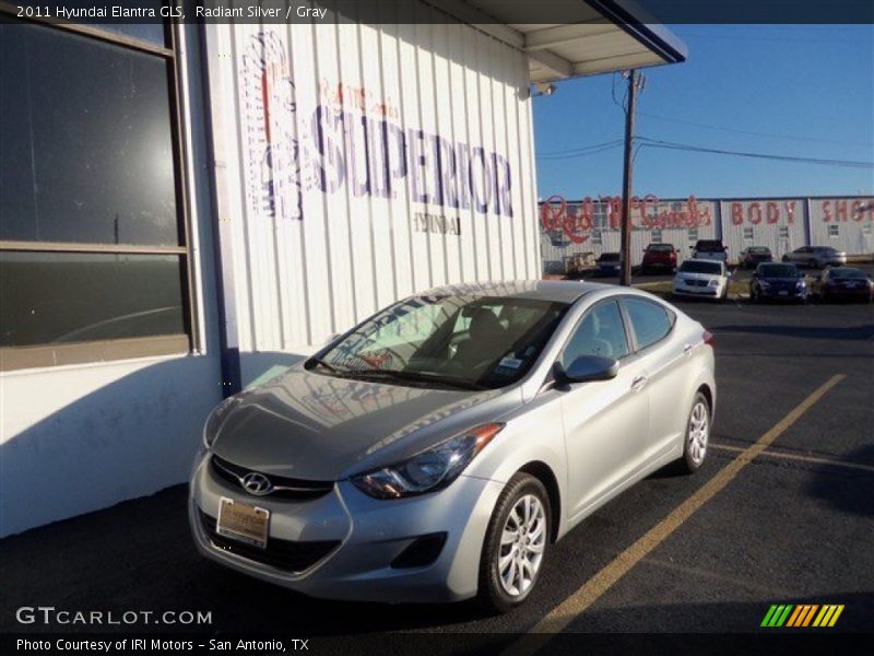 Radiant Silver / Gray 2011 Hyundai Elantra GLS