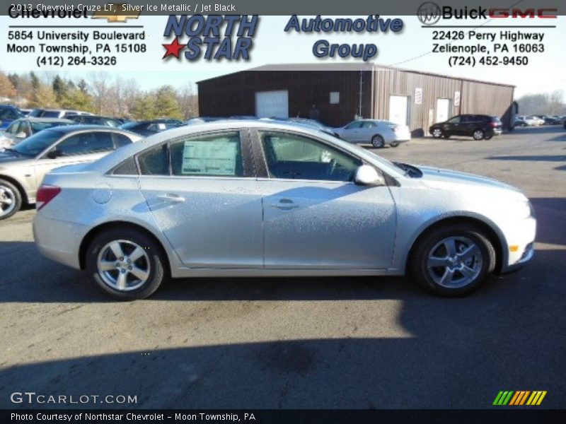 Silver Ice Metallic / Jet Black 2013 Chevrolet Cruze LT