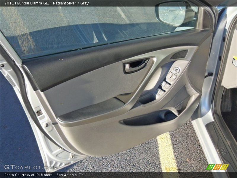 Radiant Silver / Gray 2011 Hyundai Elantra GLS