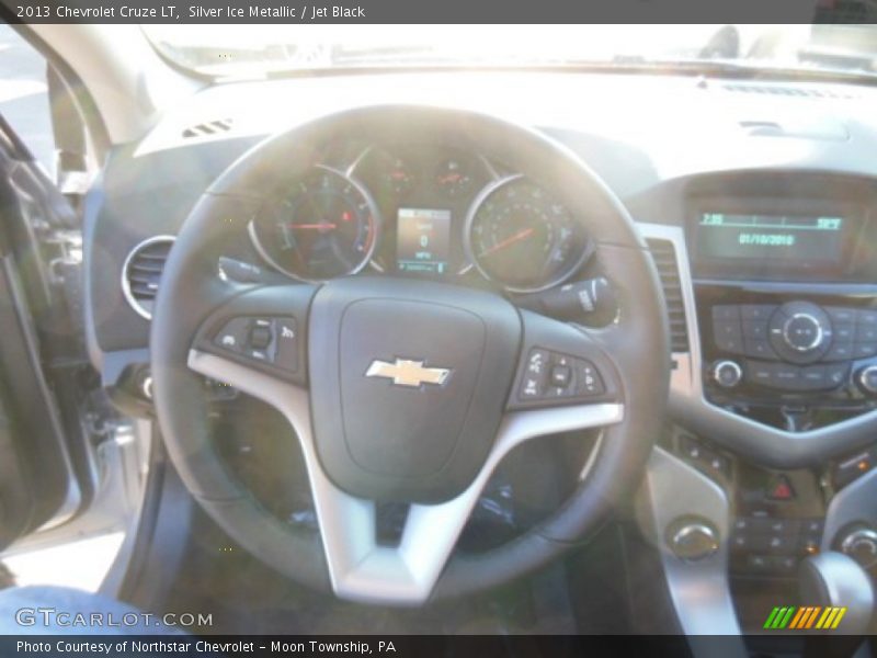 Silver Ice Metallic / Jet Black 2013 Chevrolet Cruze LT