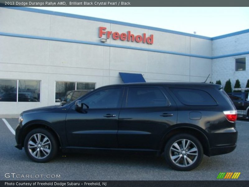 Brilliant Black Crystal Pearl / Black 2013 Dodge Durango Rallye AWD