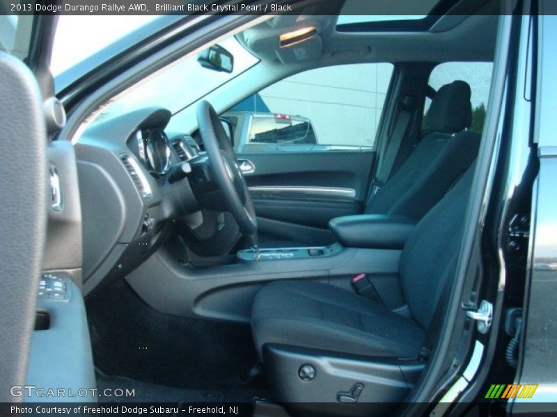 Brilliant Black Crystal Pearl / Black 2013 Dodge Durango Rallye AWD