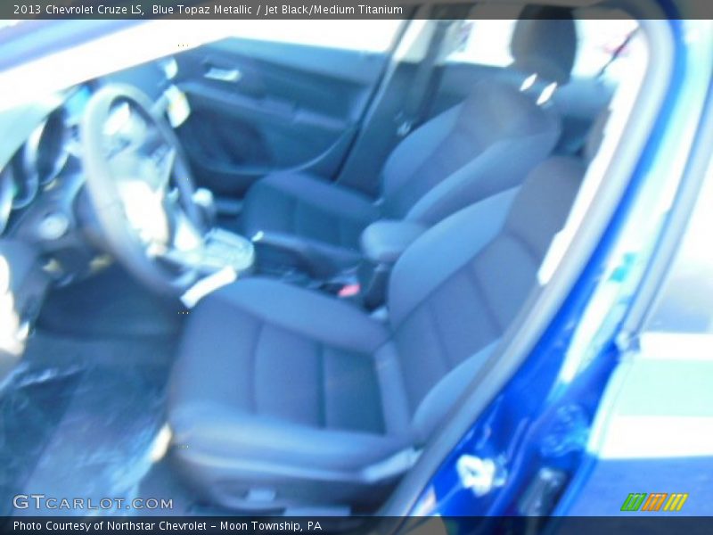 Blue Topaz Metallic / Jet Black/Medium Titanium 2013 Chevrolet Cruze LS