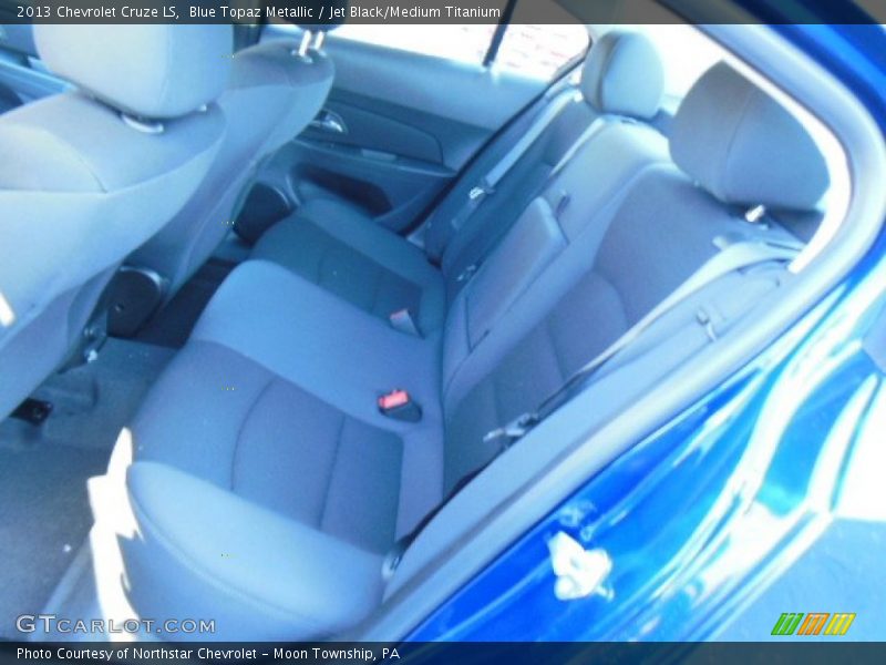 Blue Topaz Metallic / Jet Black/Medium Titanium 2013 Chevrolet Cruze LS