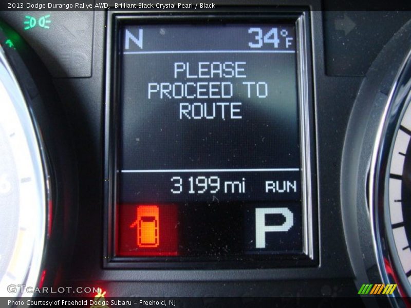 Brilliant Black Crystal Pearl / Black 2013 Dodge Durango Rallye AWD