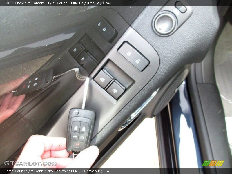 Blue Ray Metallic / Gray 2013 Chevrolet Camaro LT/RS Coupe