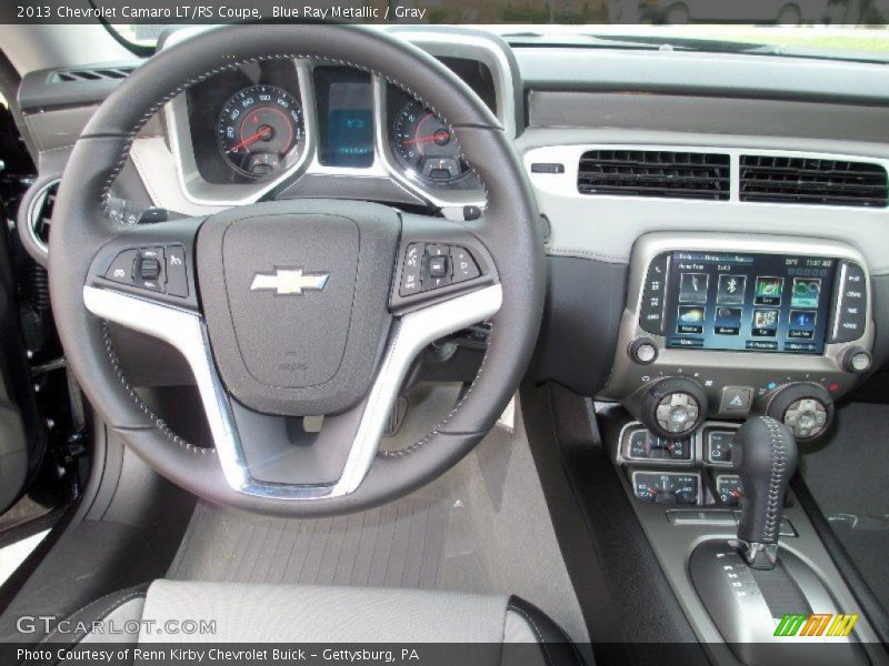 Blue Ray Metallic / Gray 2013 Chevrolet Camaro LT/RS Coupe