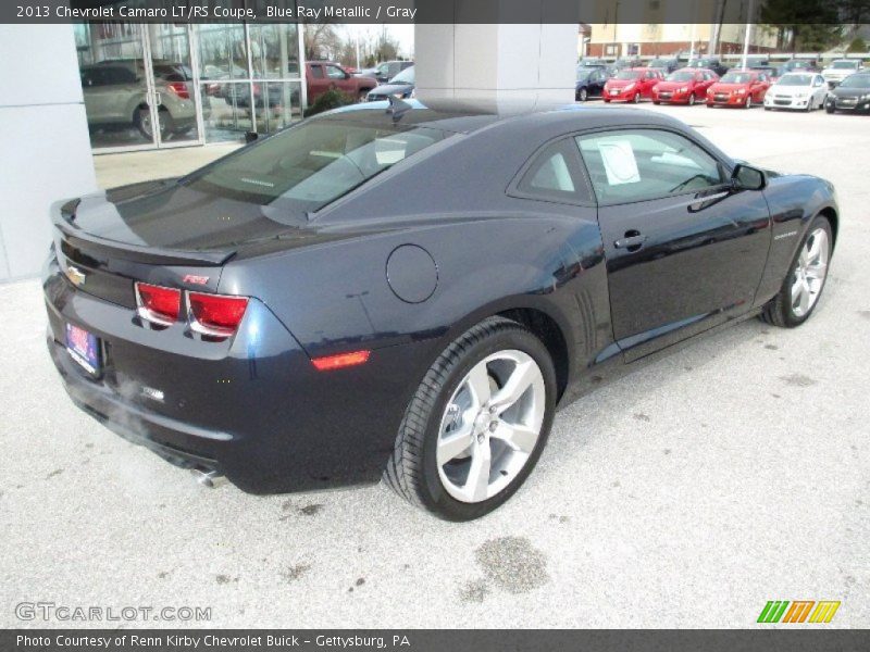 Blue Ray Metallic / Gray 2013 Chevrolet Camaro LT/RS Coupe