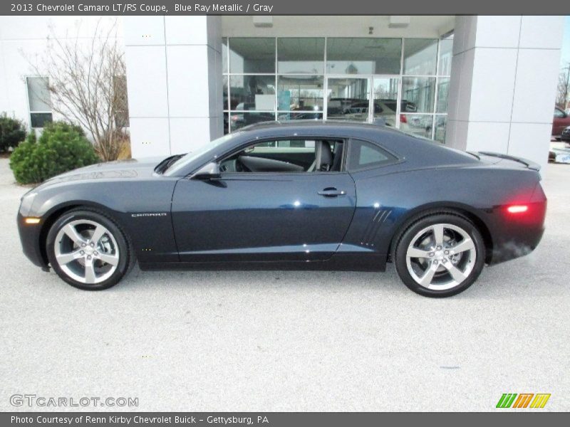 Blue Ray Metallic / Gray 2013 Chevrolet Camaro LT/RS Coupe
