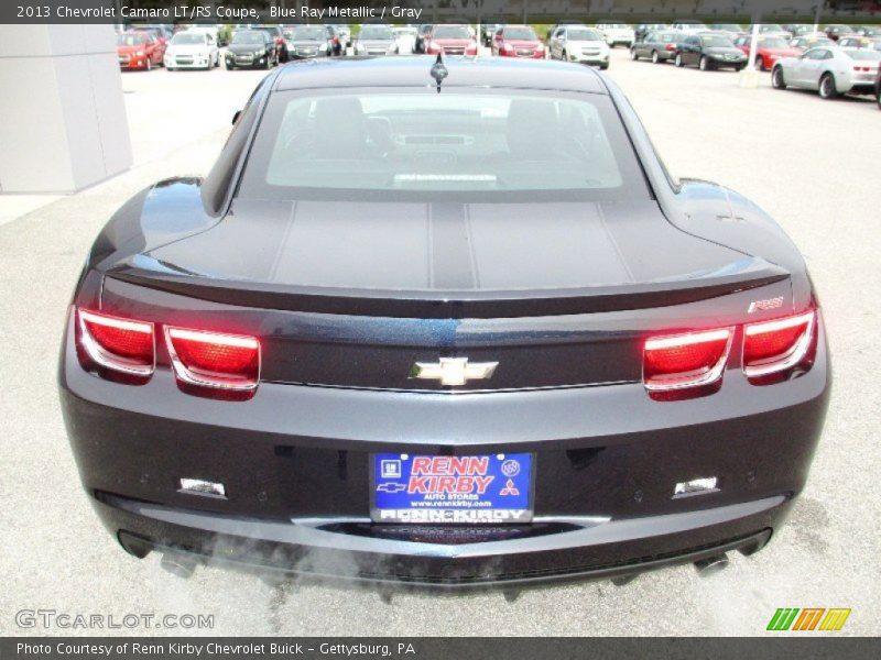 Blue Ray Metallic / Gray 2013 Chevrolet Camaro LT/RS Coupe
