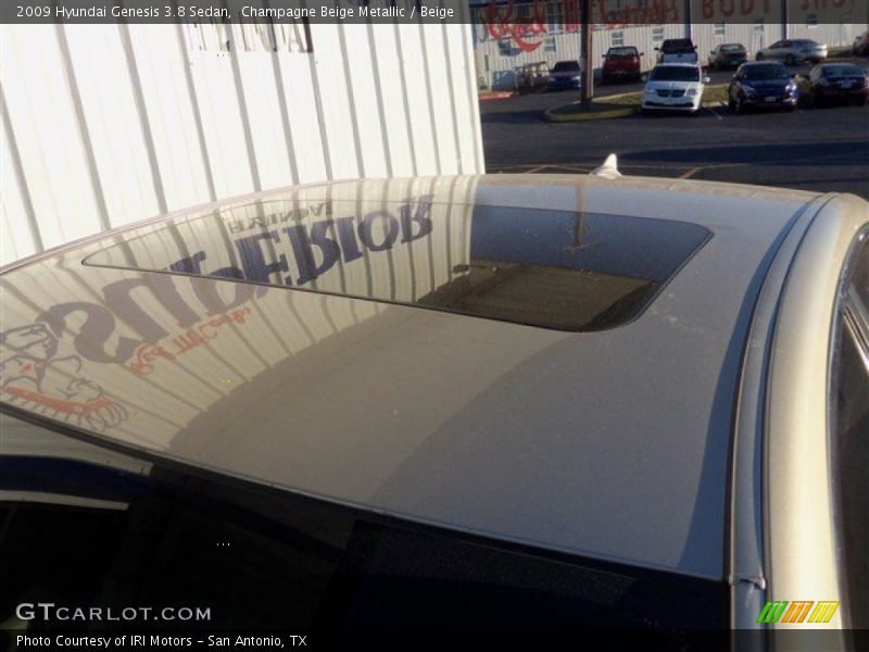 Champagne Beige Metallic / Beige 2009 Hyundai Genesis 3.8 Sedan