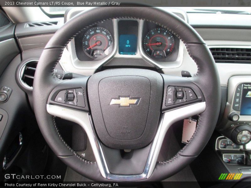 Blue Ray Metallic / Gray 2013 Chevrolet Camaro LT/RS Coupe