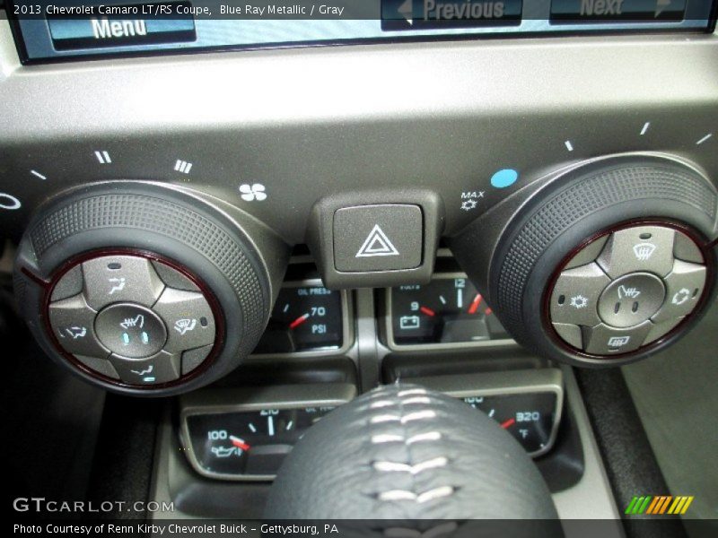 Blue Ray Metallic / Gray 2013 Chevrolet Camaro LT/RS Coupe