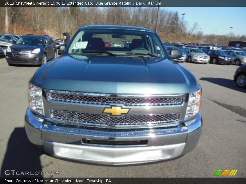 Blue Granite Metallic / Dark Titanium 2013 Chevrolet Silverado 1500 LS Extended Cab