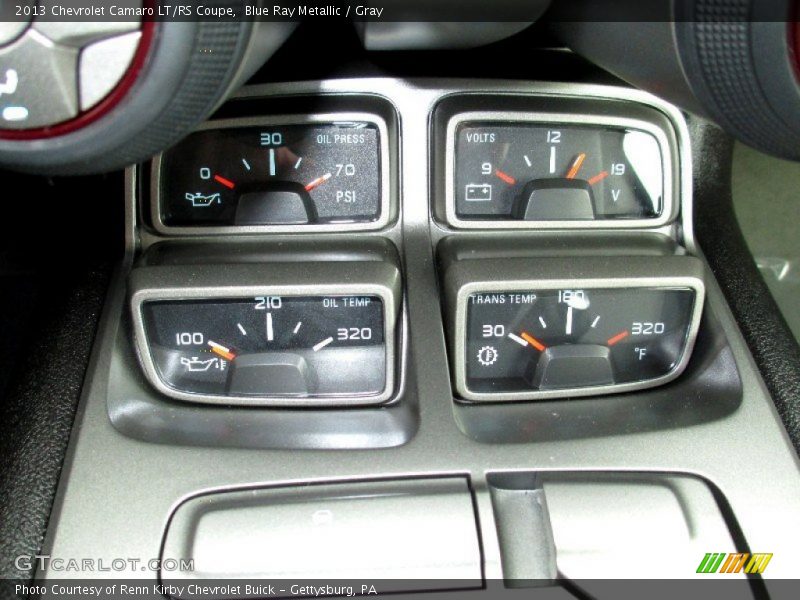 Blue Ray Metallic / Gray 2013 Chevrolet Camaro LT/RS Coupe