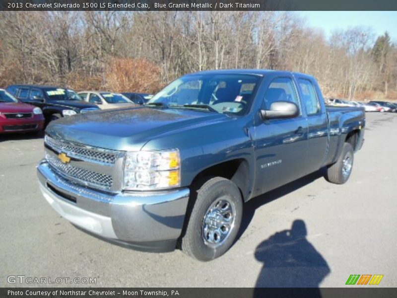 Blue Granite Metallic / Dark Titanium 2013 Chevrolet Silverado 1500 LS Extended Cab