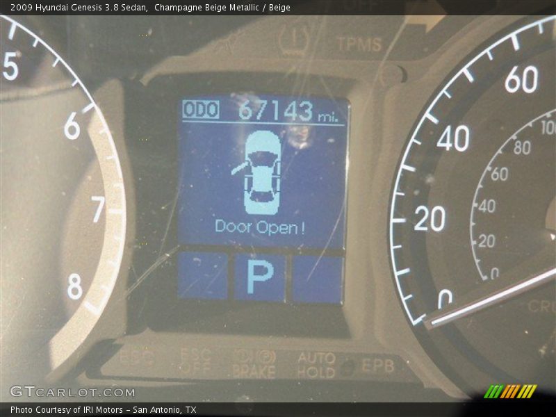 Champagne Beige Metallic / Beige 2009 Hyundai Genesis 3.8 Sedan
