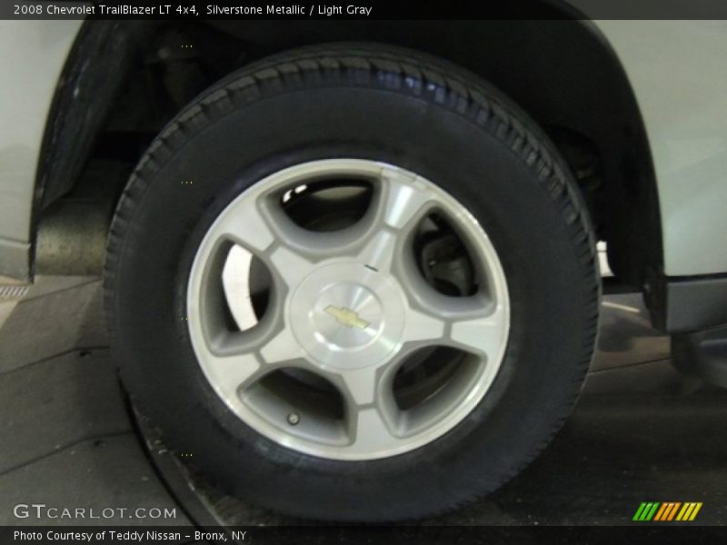 Silverstone Metallic / Light Gray 2008 Chevrolet TrailBlazer LT 4x4