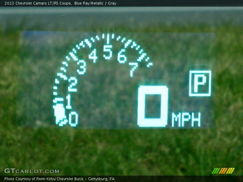 Blue Ray Metallic / Gray 2013 Chevrolet Camaro LT/RS Coupe