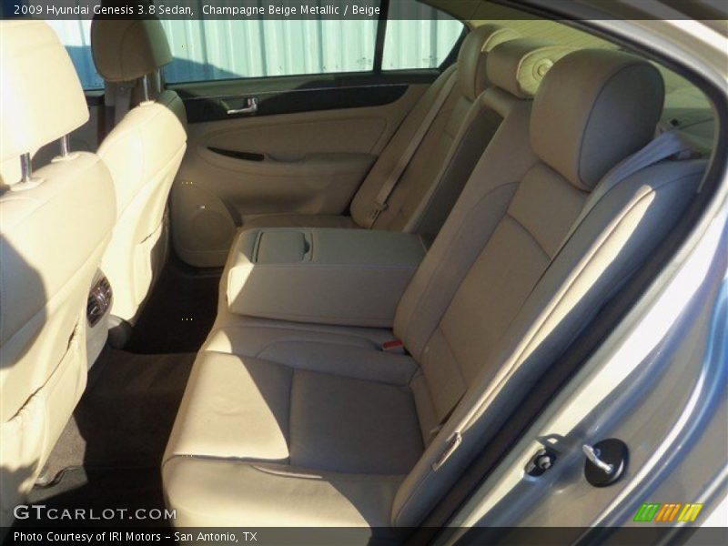Champagne Beige Metallic / Beige 2009 Hyundai Genesis 3.8 Sedan