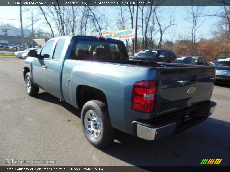 Blue Granite Metallic / Dark Titanium 2013 Chevrolet Silverado 1500 LS Extended Cab