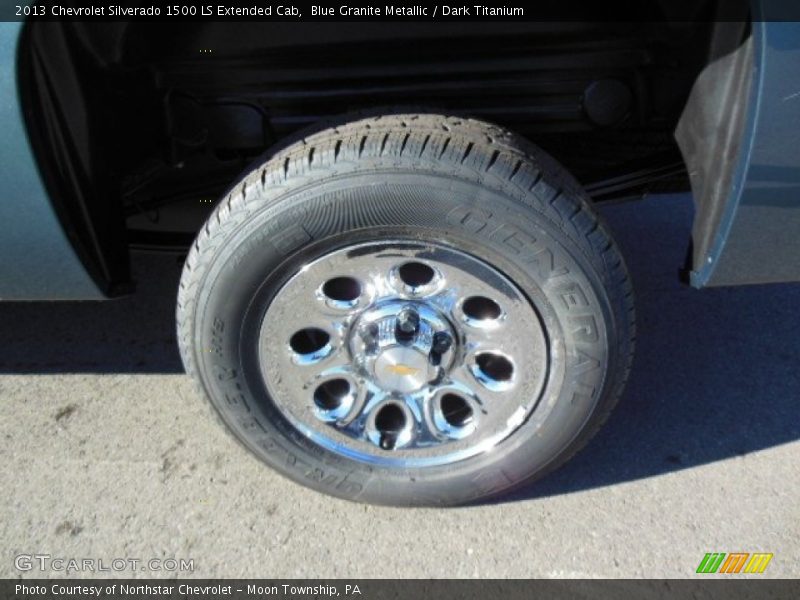 Blue Granite Metallic / Dark Titanium 2013 Chevrolet Silverado 1500 LS Extended Cab