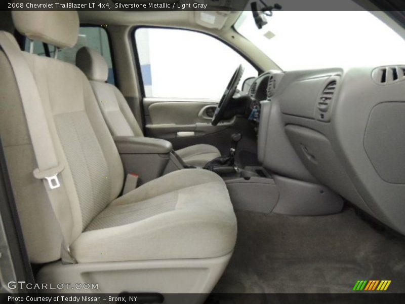 Silverstone Metallic / Light Gray 2008 Chevrolet TrailBlazer LT 4x4