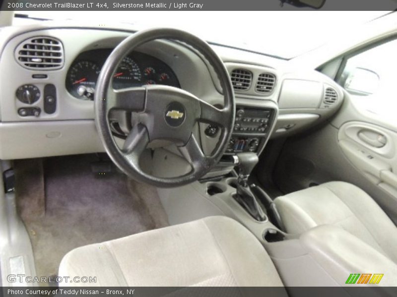 Silverstone Metallic / Light Gray 2008 Chevrolet TrailBlazer LT 4x4