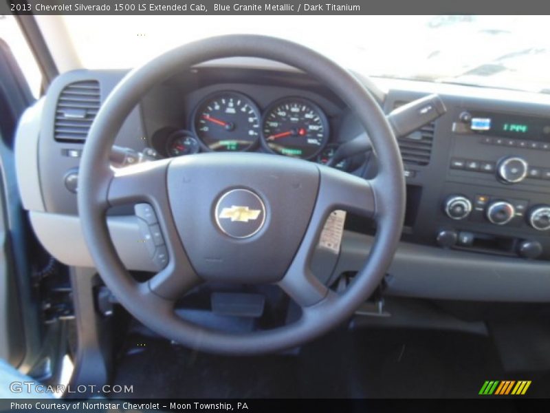Blue Granite Metallic / Dark Titanium 2013 Chevrolet Silverado 1500 LS Extended Cab