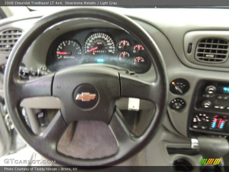 Silverstone Metallic / Light Gray 2008 Chevrolet TrailBlazer LT 4x4