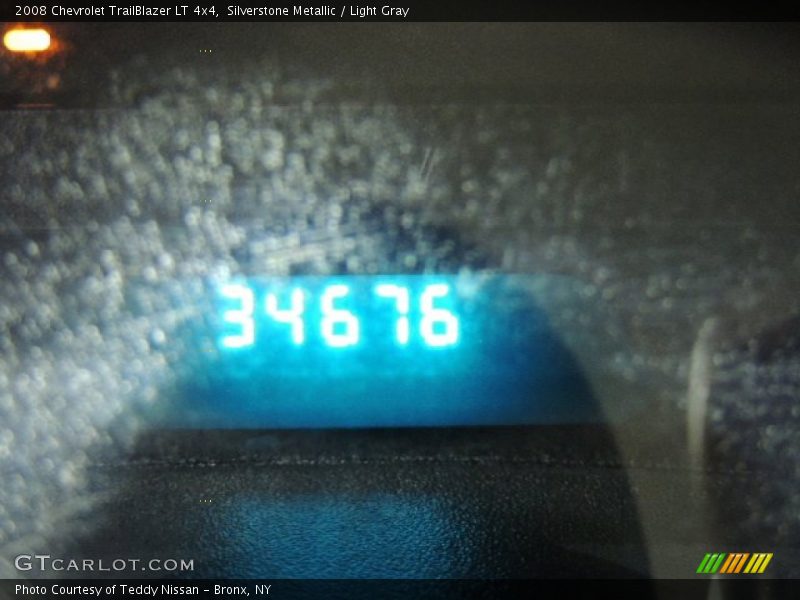 Silverstone Metallic / Light Gray 2008 Chevrolet TrailBlazer LT 4x4