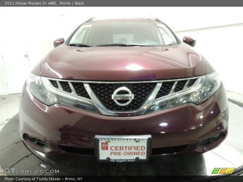 Merlot / Black 2011 Nissan Murano SV AWD