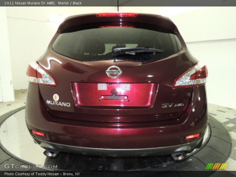 Merlot / Black 2011 Nissan Murano SV AWD