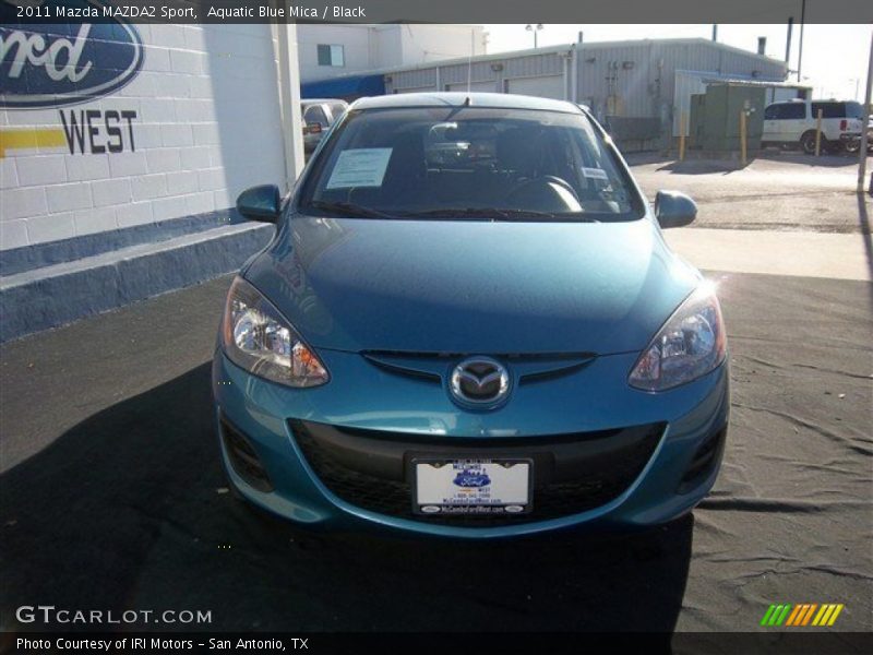 Aquatic Blue Mica / Black 2011 Mazda MAZDA2 Sport