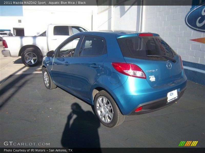 Aquatic Blue Mica / Black 2011 Mazda MAZDA2 Sport