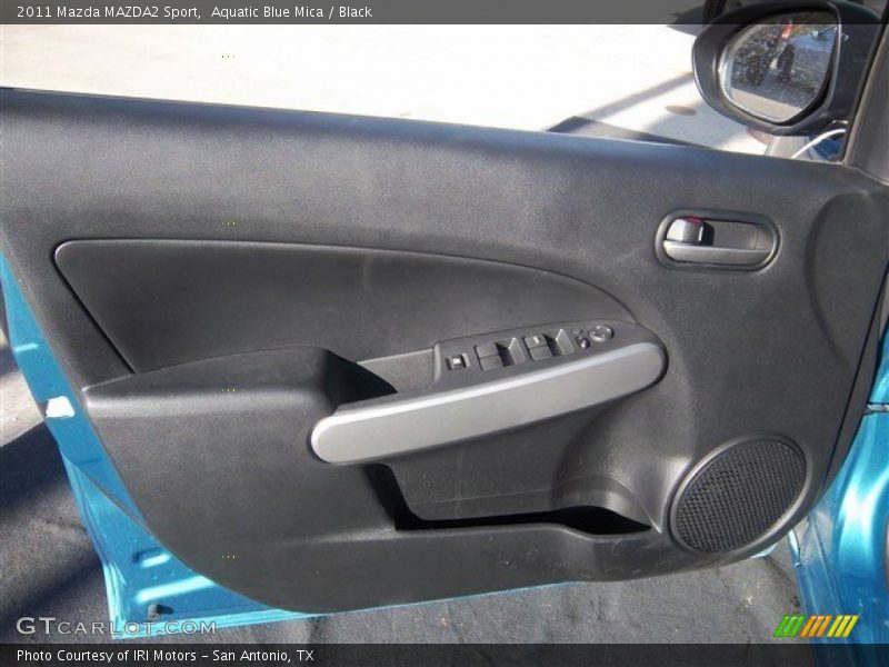 Aquatic Blue Mica / Black 2011 Mazda MAZDA2 Sport
